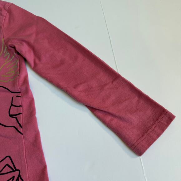 Tea Collection Pegasus Horse Pink Dress Girls 3 - Picture 6 of 10